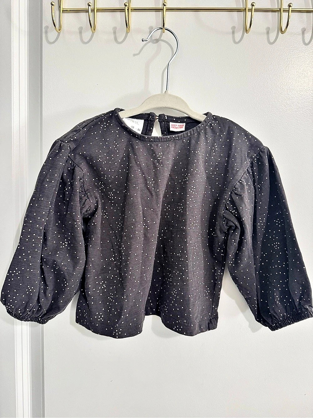 ZARA Baby Girl Polka Dot Top